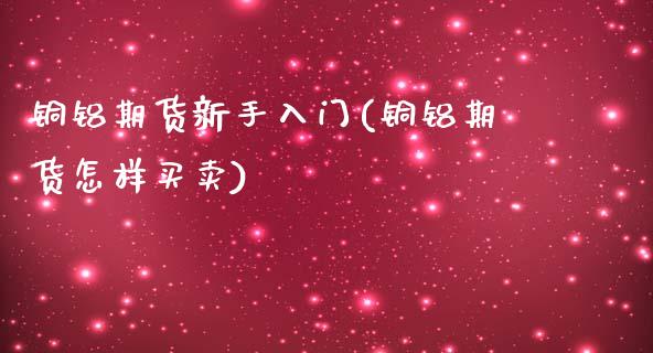 铜铝期货新手入门(铜铝期货怎样买卖)_https://qh.lansai.wang_期货理财_第1张