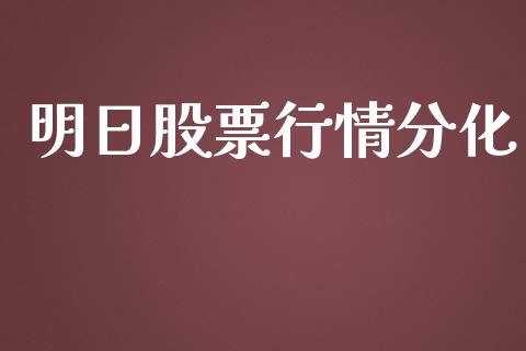 明日股票行情分化_https://qh.lansai.wang_股票新闻_第1张