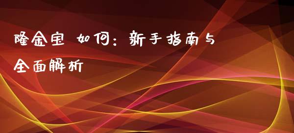 隆金宝 如何：新手指南与全面解析_https://qh.lansai.wang_股票新闻_第1张