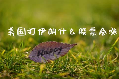 美国打伊朗什么股票会涨_https://qh.lansai.wang_期货怎么玩_第1张