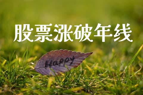 股票涨破年线_https://qh.lansai.wang_新股数据_第1张