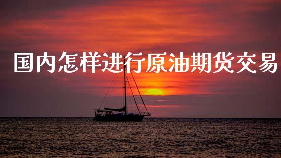 国内怎样进行原油期货交易_https://qh.lansai.wang_期货怎么玩_第1张