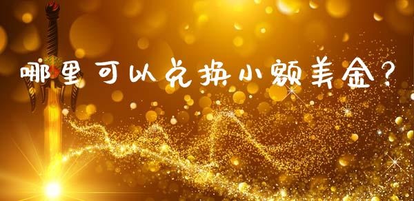哪里可以兑换小额美金？_https://qh.lansai.wang_期货怎么玩_第1张