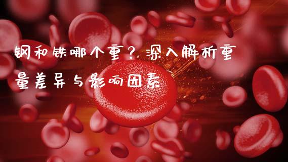 钢和铁哪个重？深入解析重量差异与影响因素_https://qh.lansai.wang_股票新闻_第1张