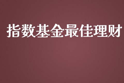 指数基金最佳理财_https://qh.lansai.wang_期货理财_第1张