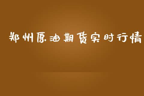 郑州原油期货实时行情_https://qh.lansai.wang_期货怎么玩_第1张