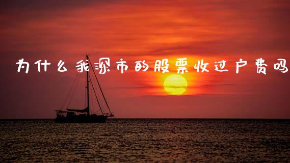 为什么我深市的股票收过户费吗_https://qh.lansai.wang_新股数据_第1张