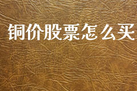 铜价股票怎么买_https://qh.lansai.wang_期货怎么玩_第1张