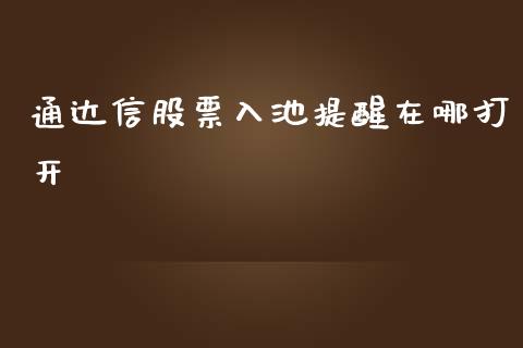 通达信股票入池提醒在哪打开_https://qh.lansai.wang_期货理财_第1张