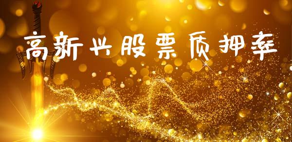 高新兴股票质押率_https://qh.lansai.wang_期货理财_第1张