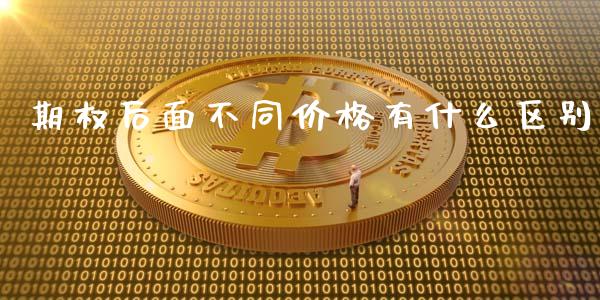 期权后面不同价格有什么区别_https://qh.lansai.wang_期货喊单_第1张