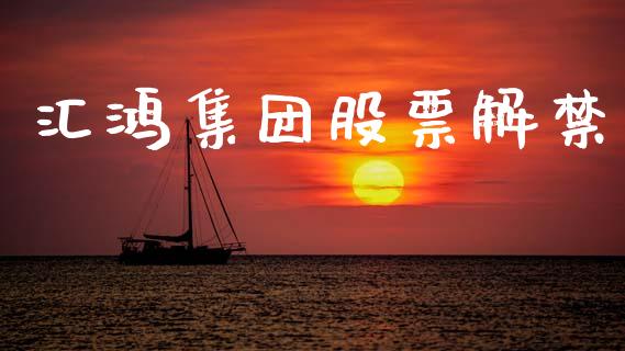 汇鸿集团股票解禁_https://qh.lansai.wang_期货喊单_第1张