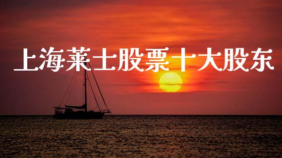 上海莱士股票十大股东_https://qh.lansai.wang_期货怎么玩_第1张