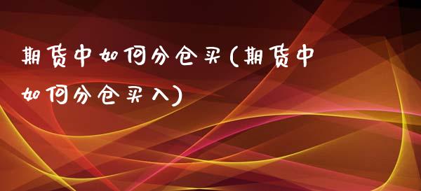 期货中如何分仓买(期货中如何分仓买入)_https://qh.lansai.wang_期货怎么玩_第1张