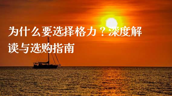 为什么要选择格力？深度解读与选购指南_https://qh.lansai.wang_期货怎么玩_第1张