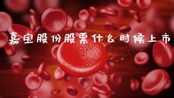 嘉宝股份股票什么时候上市_https://qh.lansai.wang_期货喊单_第1张