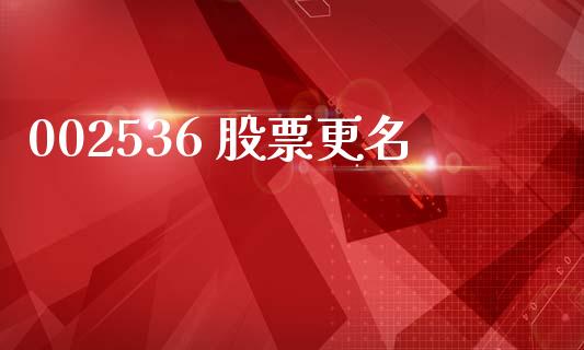 002536 股票更名_https://qh.lansai.wang_期货理财_第1张