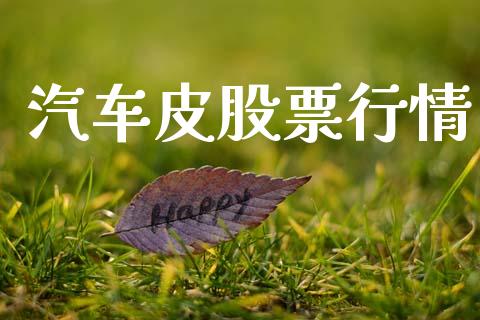 汽车皮股票行情_https://qh.lansai.wang_股票新闻_第1张