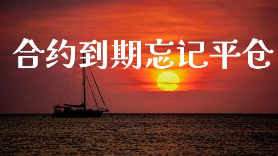 合约到期忘记平仓_https://qh.lansai.wang_股票技术分析_第1张