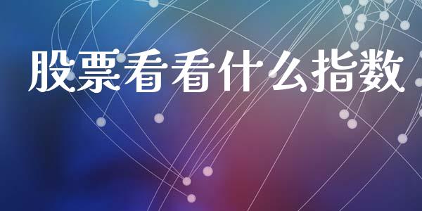 股票看看什么指数_https://qh.lansai.wang_期货怎么玩_第1张