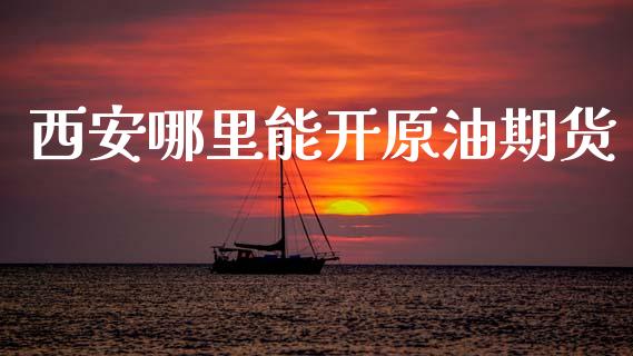 西安哪里能开原油期货_https://qh.lansai.wang_期货怎么玩_第1张