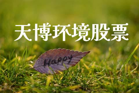 天博环境股票_https://qh.lansai.wang_期货理财_第1张