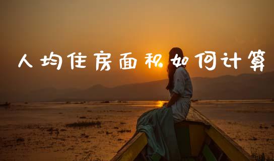 人均住房面积如何计算_https://qh.lansai.wang_期货理财_第1张