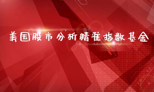 美国股市分析精准指数基金_https://qh.lansai.wang_期货理财_第1张