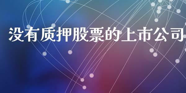 没有质押股票的上市公司_https://qh.lansai.wang_新股数据_第1张