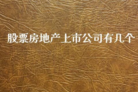 股票房地产上市公司有几个_https://qh.lansai.wang_期货理财_第1张