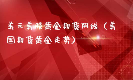 美元美股黄金期货阴线（美国期货黄金走势）_https://qh.lansai.wang_期货喊单_第1张