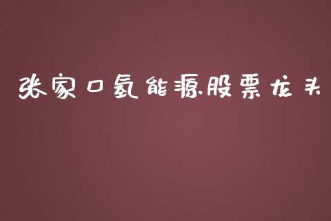张家口氢能源股票龙头_https://qh.lansai.wang_期货喊单_第1张
