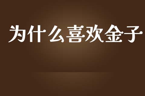 为什么喜欢金子_https://qh.lansai.wang_股票技术分析_第1张