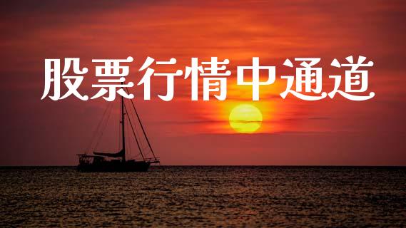 股票行情中通道_https://qh.lansai.wang_新股数据_第1张