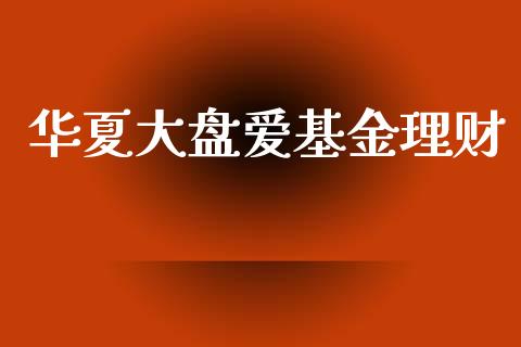 华夏大盘爱基金理财_https://qh.lansai.wang_期货理财_第1张