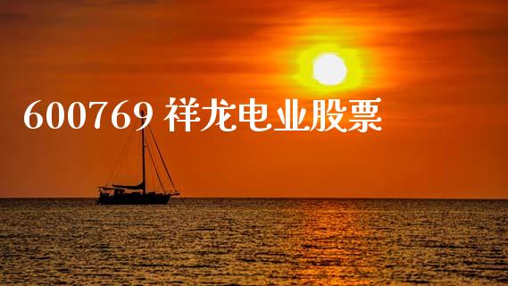 600769 祥龙电业股票_https://qh.lansai.wang_期货喊单_第1张