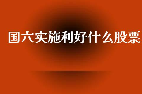 国六实施利好什么股票_https://qh.lansai.wang_新股数据_第1张