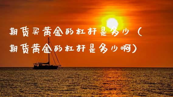期货买黄金的杠杆是多少（期货黄金的杠杆是多少啊）_https://qh.lansai.wang_期货理财_第1张