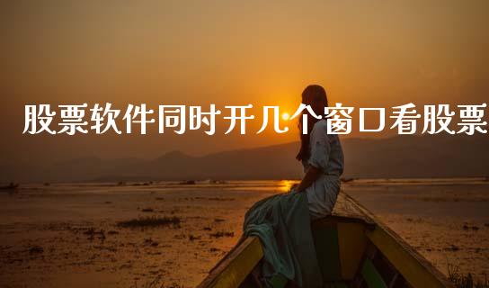 股票软件同时开几个窗口看股票_https://qh.lansai.wang_期货怎么玩_第1张