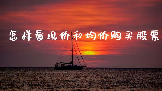 怎样看现价和均价购买股票_https://qh.lansai.wang_期货理财_第1张