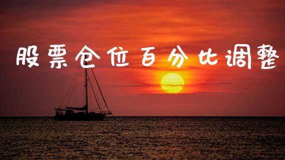 股票仓位百分比调整_https://qh.lansai.wang_期货理财_第1张