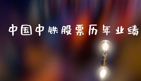 中国中铁股票历年业绩_https://qh.lansai.wang_期货理财_第1张