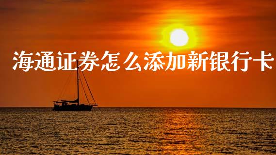 海通证券怎么添加新银行卡_https://qh.lansai.wang_股票新闻_第1张