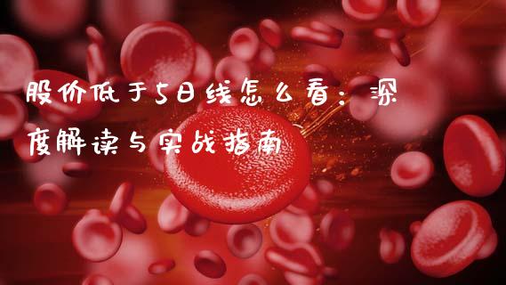 股价低于5日线怎么看：深度解读与实战指南_https://qh.lansai.wang_海康威视股票_第1张