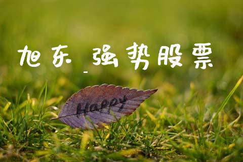 旭东_强势股票_https://qh.lansai.wang_期货怎么玩_第1张