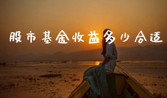 股市基金收益多少合适_https://qh.lansai.wang_期货理财_第1张