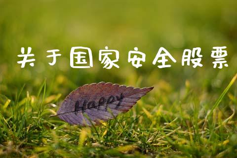 关于国家安全股票_https://qh.lansai.wang_期货理财_第1张