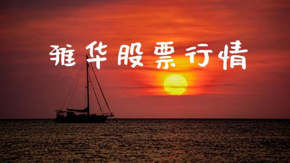 雅华股票行情_https://qh.lansai.wang_新股数据_第1张