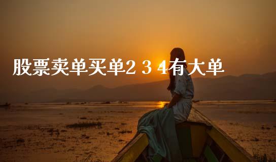 股票卖单买单2 3 4有大单_https://qh.lansai.wang_期货理财_第1张