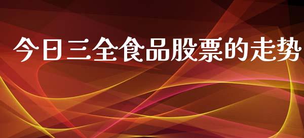 今日三全食品股票的走势_https://qh.lansai.wang_新股数据_第1张